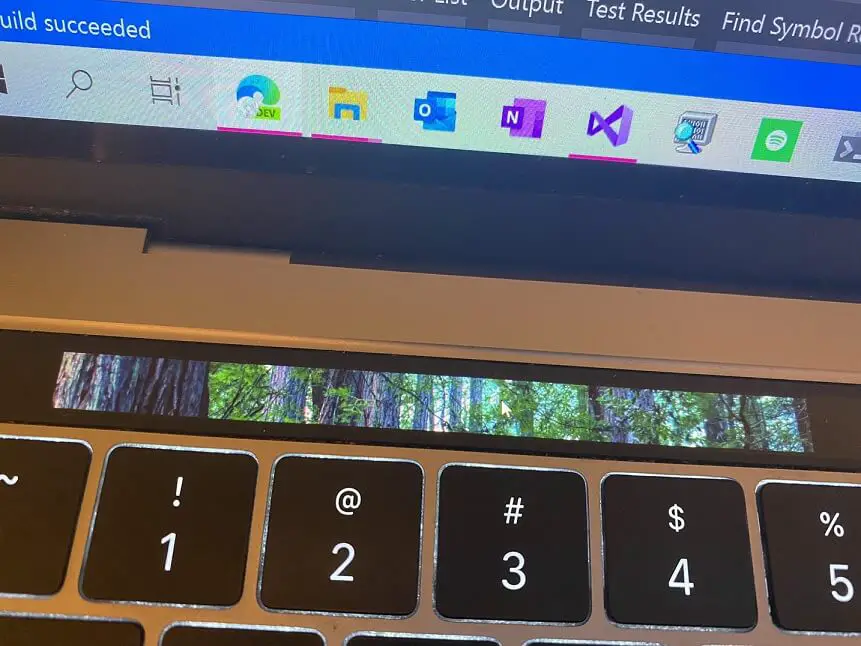 MacBook Pro Touch Bar can be used as a secondary screen after