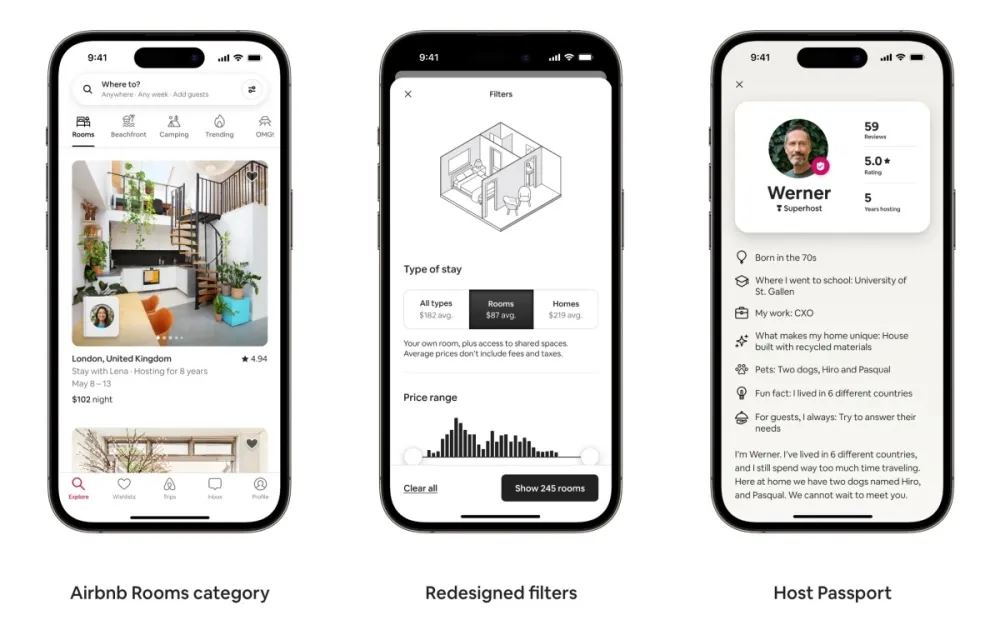 Airbnb new features