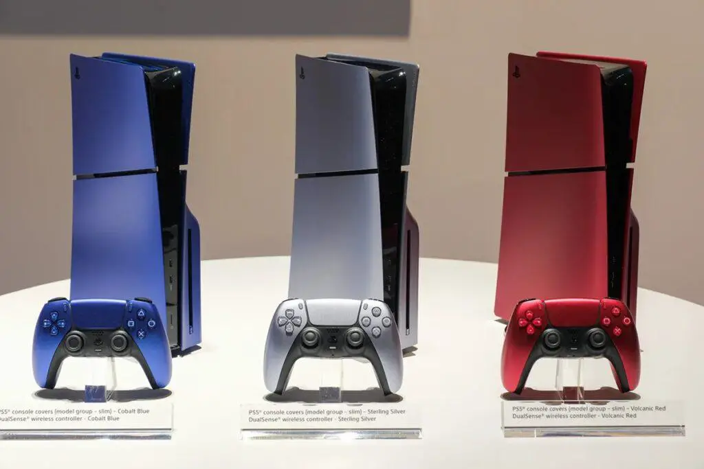 Custom Color Explosion: PS5 Slim Unveils Molten Metal Trio at CES