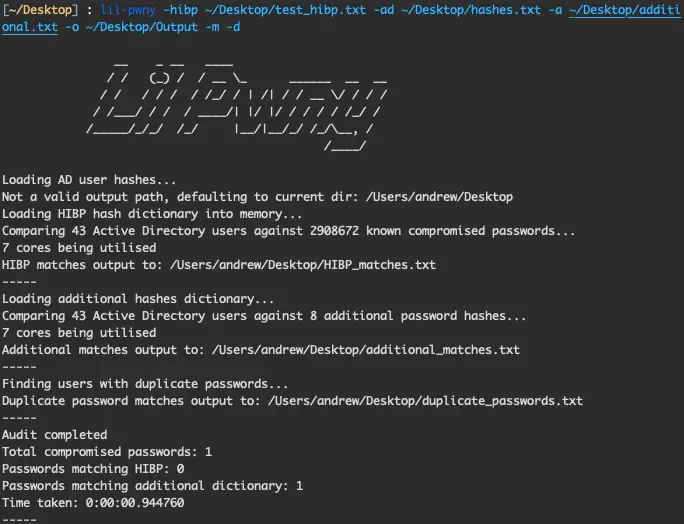 Active Directory passwords